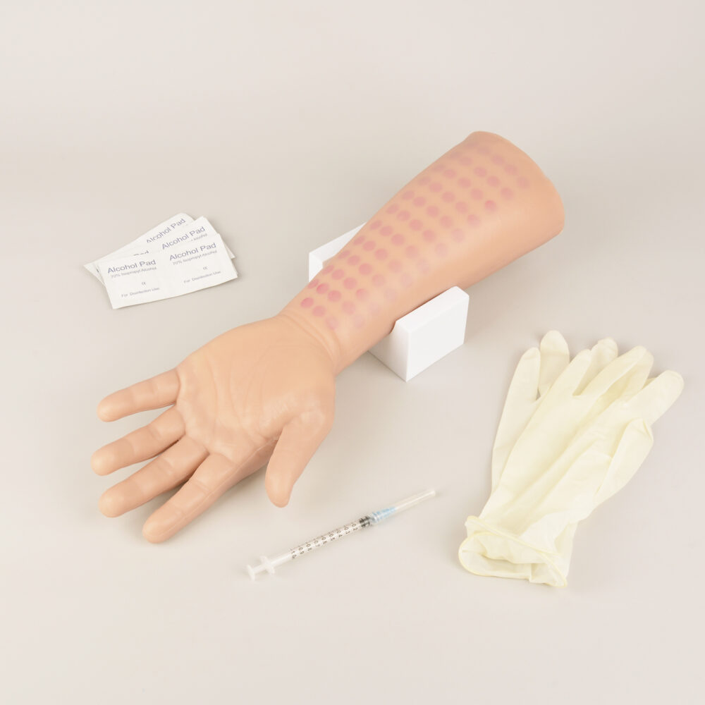 Intradermal Injection Training Arm With Hand Model Mededuquest